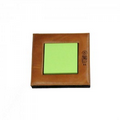 Leather Executive Accessory Glazed Old World Sticky Note Holder